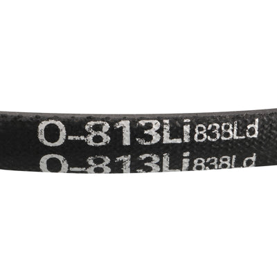 Harfington Uxcell O-813 V-Belts 813mm Inner Girth Rubber Machine Transmission Drive Belt