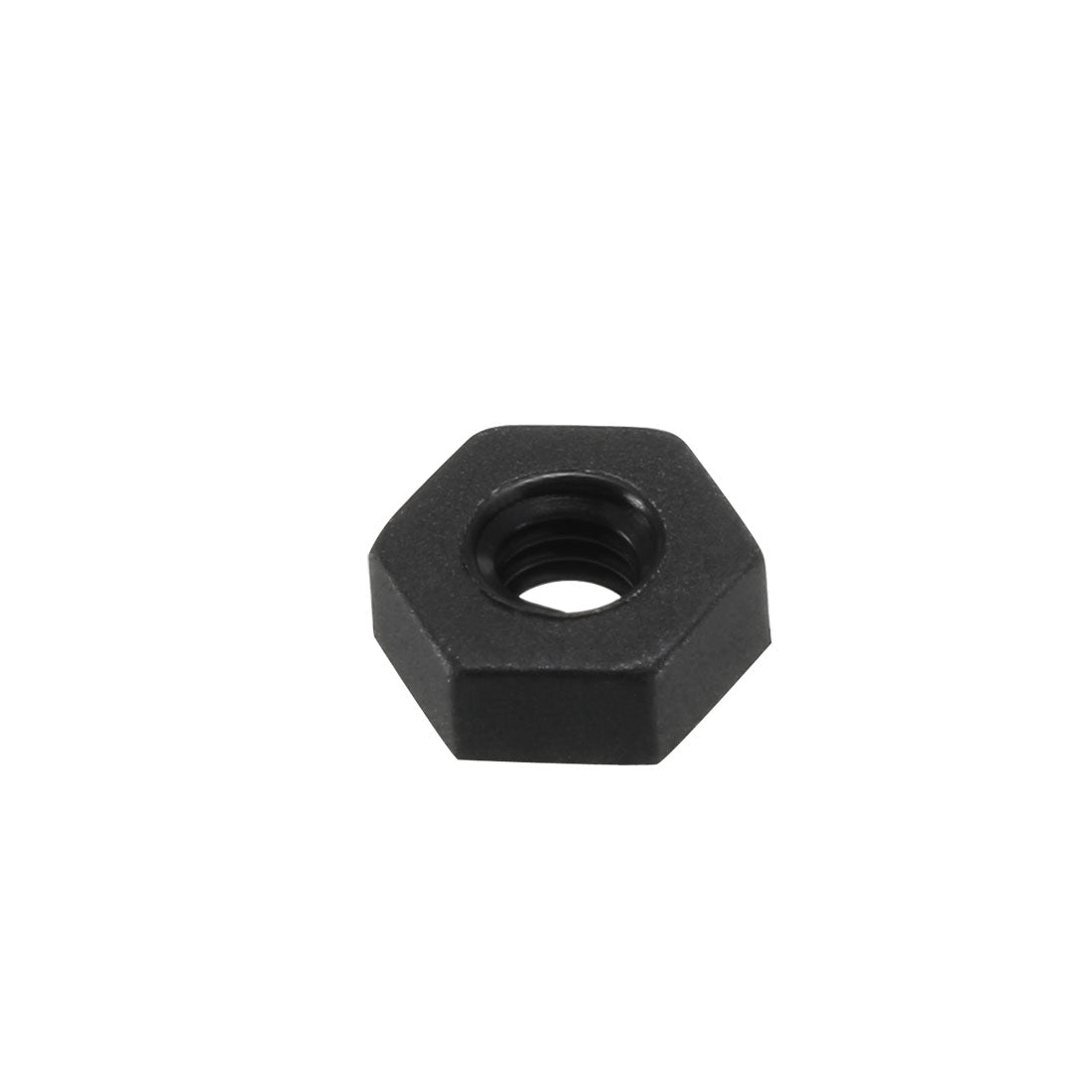 uxcell Uxcell Hex Nut, Metric Nylon M2.5x0.45mm Thread Hexagon Nuts Black  100pcs