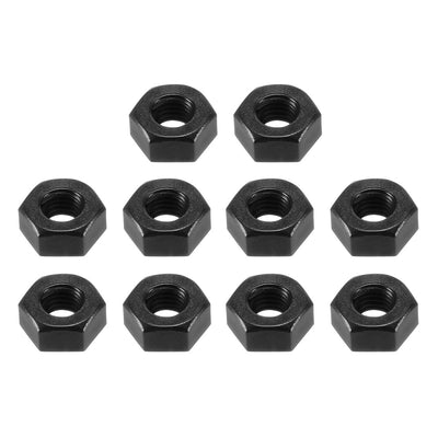 Harfington Uxcell Hex Nut, Metric Nylon M3x0.5mm Thread Hexagon Nuts Black 10pcs