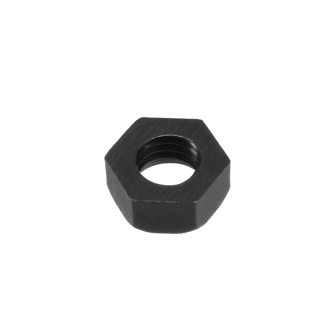 uxcell Uxcell Hex Nut, Metric Nylon M5x0.8mm Thread Hexagon Nuts Black 100pcs