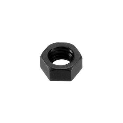 Harfington Uxcell Hex Nut, Metric Nylon M5x0.8mm Thread Hexagon Nuts Black 100pcs