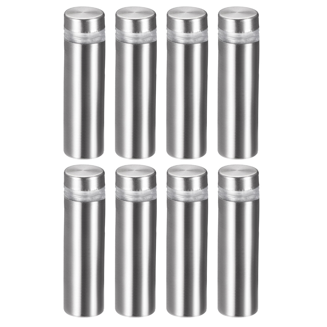 uxcell Uxcell Glass Standoff Mount Stainless Steel Wall Standoff Holder Advertising Nails 12mm Dia 43mm Length 8 Pcs