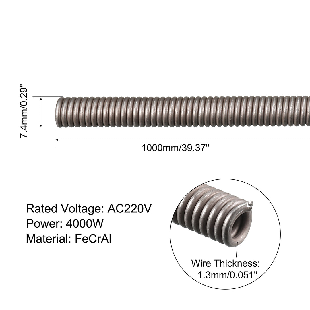 Heating Element Coil AC220V 800W / AC110V 200W Heater Wire 4.7mm*310mm Heating Element Coil AC220V 800W / AC110V 200W Heater Wire 4.7mm*310mm