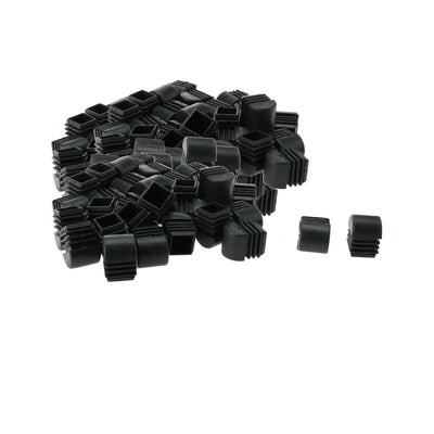Harfington Uxcell 60pcs 3/4" 20mm Domed Square Ribbed Insert Finished Cover Floor Protector