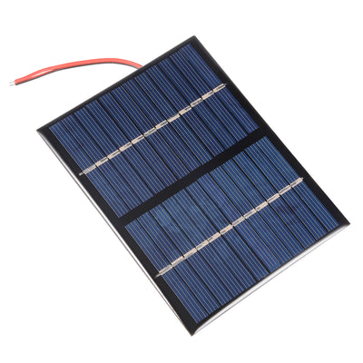 Harfington Uxcell 1.5W 12V Small Solar Panel Module DIY Polysilicon with 150mm Wire for Toys Charger