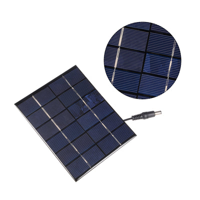 Harfington Uxcell 2W 6V Small Solar Panel Module DIY Polysilicon with 250mm Wire