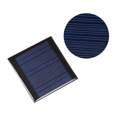 Harfington Uxcell 5Pcs 0.25W 5V Small Solar Panel Module DIY Polysilicon for Toys Charger
