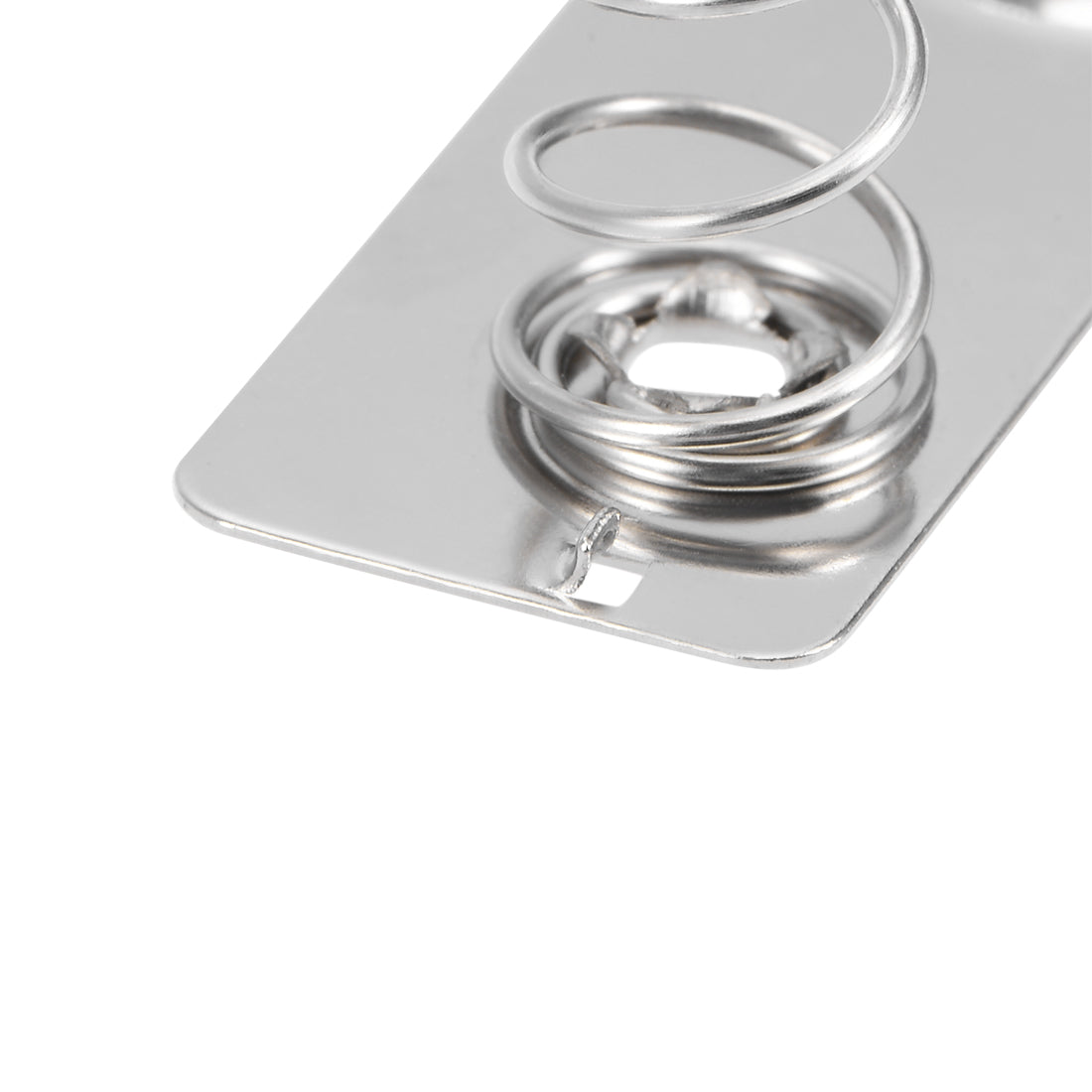 Uxcell 50 Pairs AA Battery Contact Plates – Nickel Spring Terminals For Battery Case Box, 11.28mm X 11.5mm - View #4