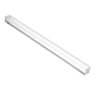 Harfington Uxcell Acrylic Rod Square Shape PMMA Bar 0.6" x 0.6" x 10" Clear