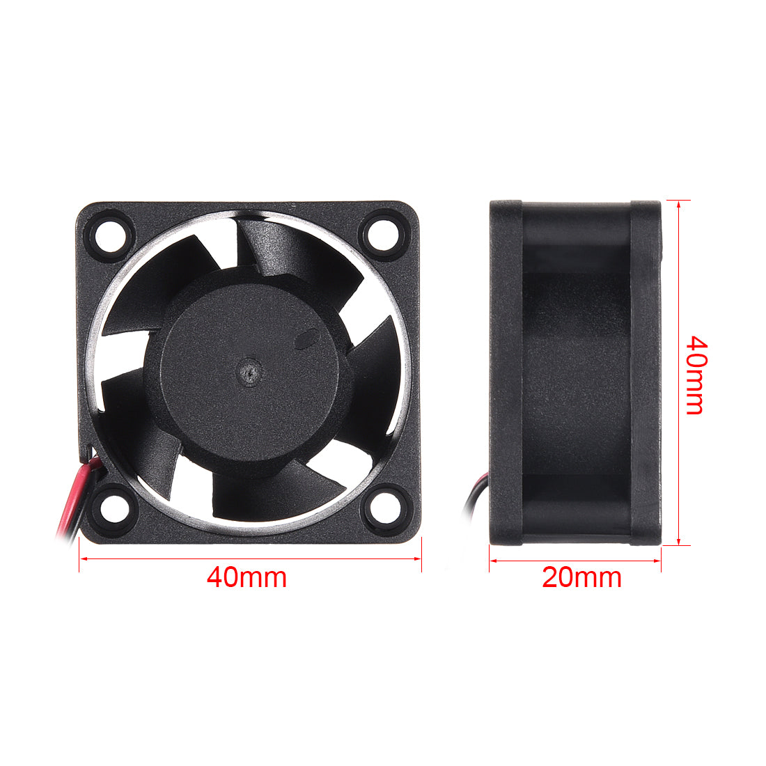 uxcell Uxcell SNOWFAN Authorized 40mm x 40mm x 20mm 12V Brushless DC Cooling Fan #0353