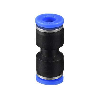 Harfington Uxcell 5pcs Push to Connect Fittings Tube Connect  6mm or 15/64" Straight OD Push Fit Fittings Tube Fittings Push Lock Blue