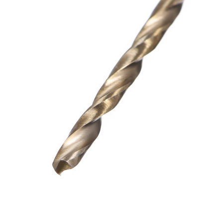 Harfington Uxcell 1.6mm Twist Drill High Speed Steel Bit HSS M35 5% Co for Steel,Copper,Aluminum Alloy 10pcs