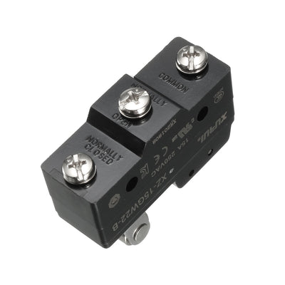 Harfington Uxcell XZ-15GW22-B AC Panel Mount Roller Snap Button Type Micro Switch