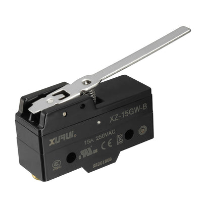 Harfington Uxcell XZ-15GW-B Long Hinge Lever Type Micro Limit Switch