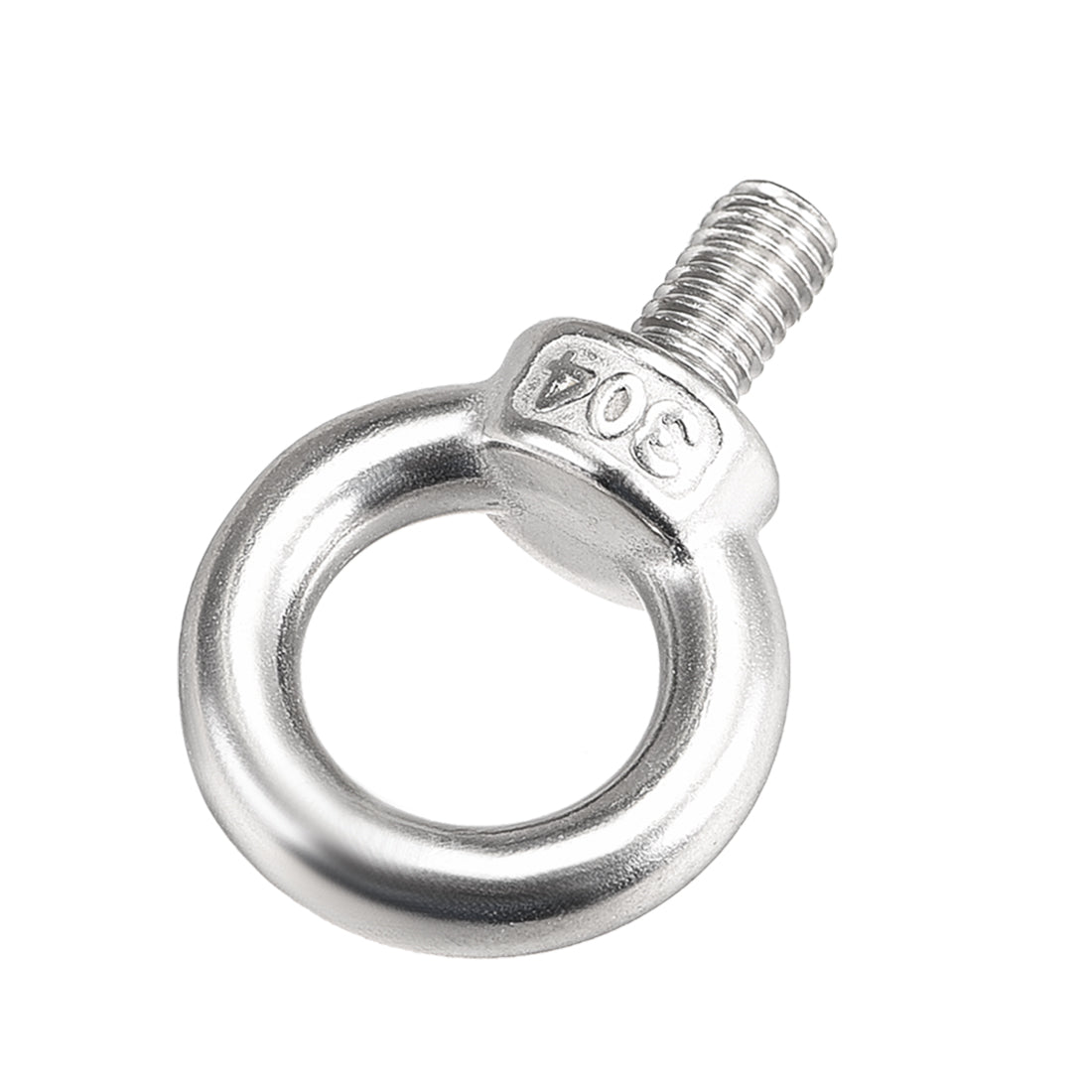 uxcell Uxcell M8 x 14mm 304 Stainless Steel Metric Thread Machinery Shoulder Lifting Eye Bolt 2Pcs