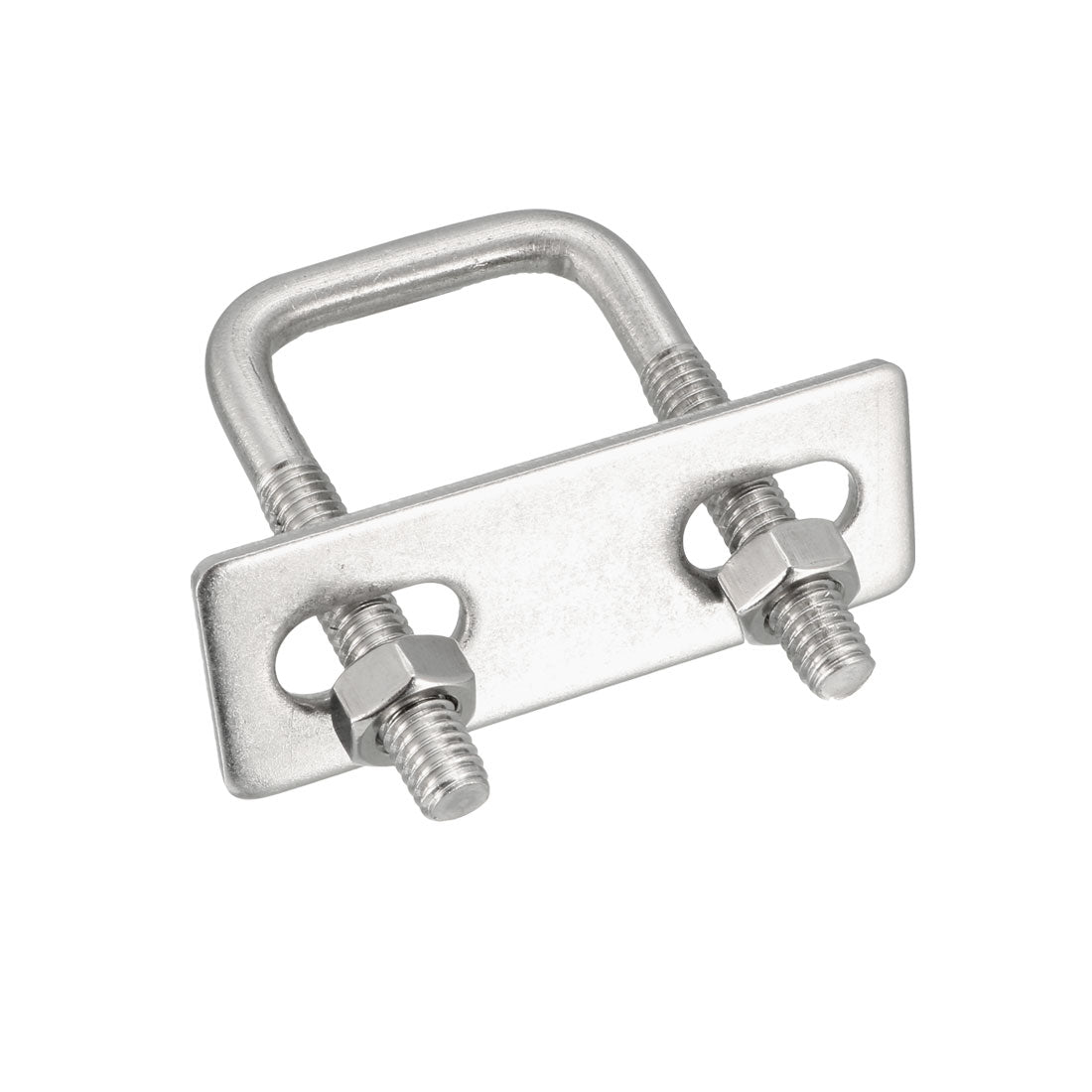 uxcell Uxcell Square U-Bolts 1"(25mm) Inner Width 304 Stainless Steel M6 with Nuts Frame Straps 2Pcs