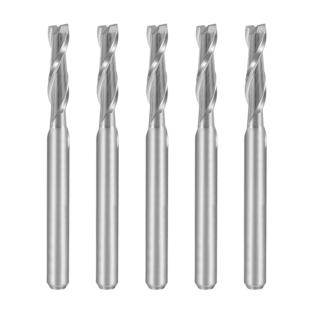 uxcell Uxcell Flat Nose End Mill Cutter CNC Router Bits Flute for Acrylic PVC MDF Hardwood