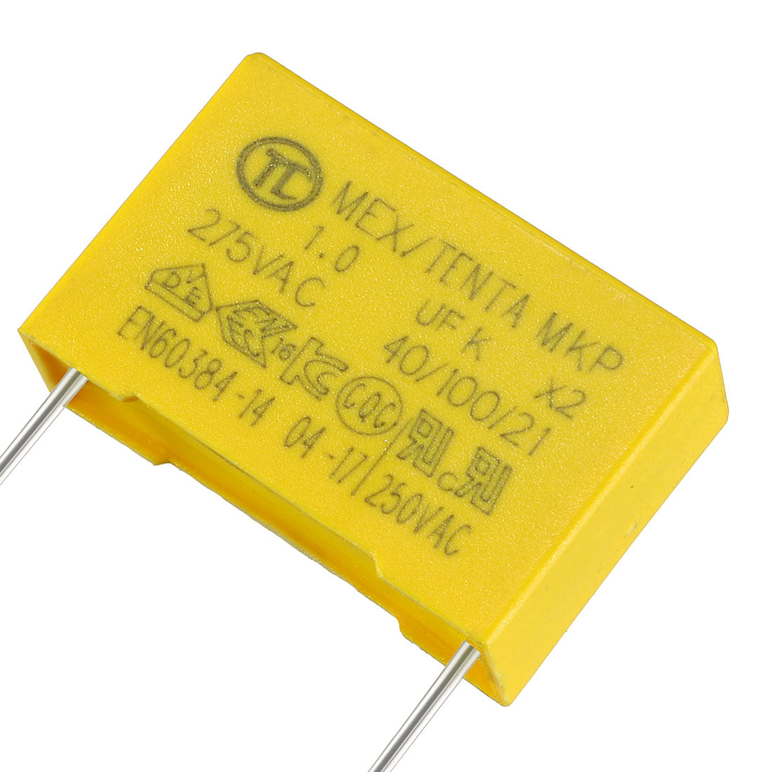 uxcell Uxcell Polypropylene Film Safety Capacitors 1uF 275VAC X2 MKP 10 Pcs