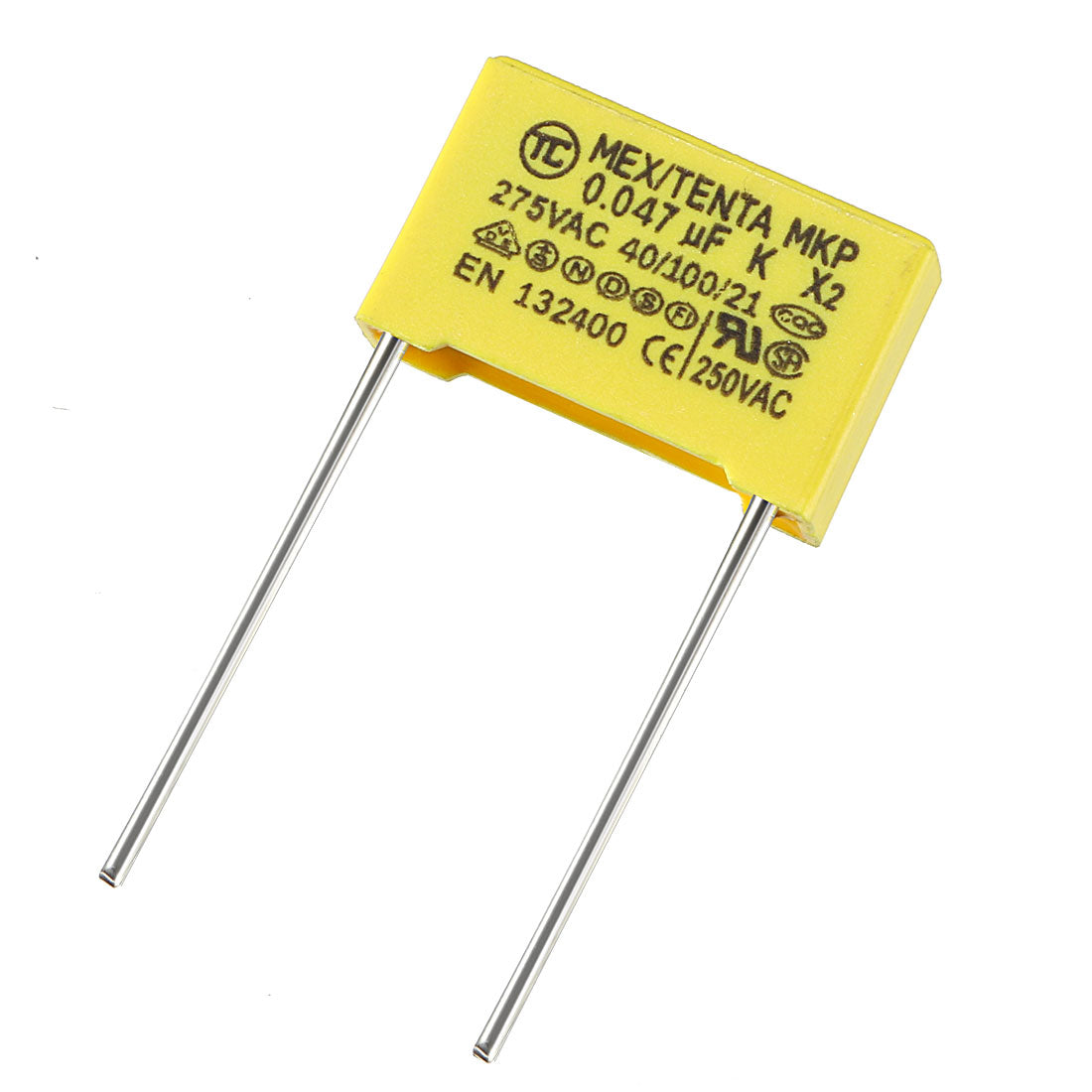 uxcell Uxcell Safety Capacitors Polypropylene Film 0.047uF 275VAC X2 MKP 13.5mm Pin Pitch 5 Pcs