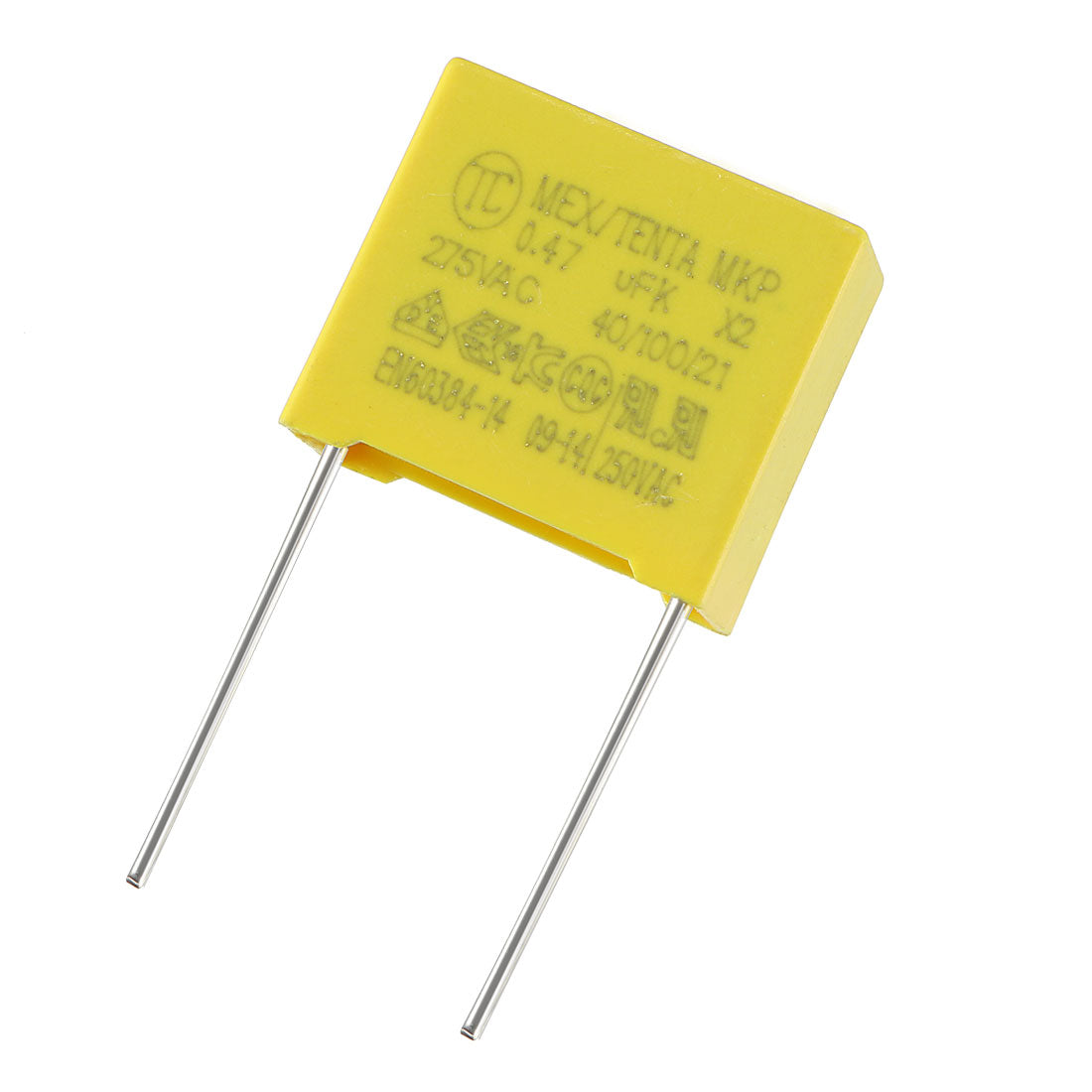 uxcell Uxcell Safety Capacitors Polypropylene Film 0.47uF 275VAC X2 MKP 5 Pcs