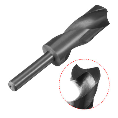 Harfington Uxcell 29mm Drill Bit HSS 9341 Black Oxide with 1/2 Inch Straight Reduced Shank