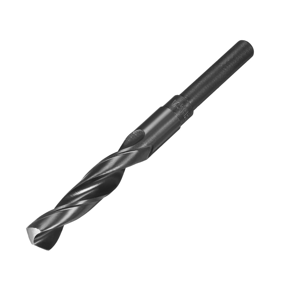 uxcell Uxcell 14.5mm Drill Bit HSS 9341 Black Oxide with 1/2 Inch Straight Reduced Shank