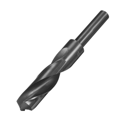 Harfington Uxcell 21mm Drill Bit HSS 9341 Black Oxide with 1/2 Inch Straight Reduced Shank