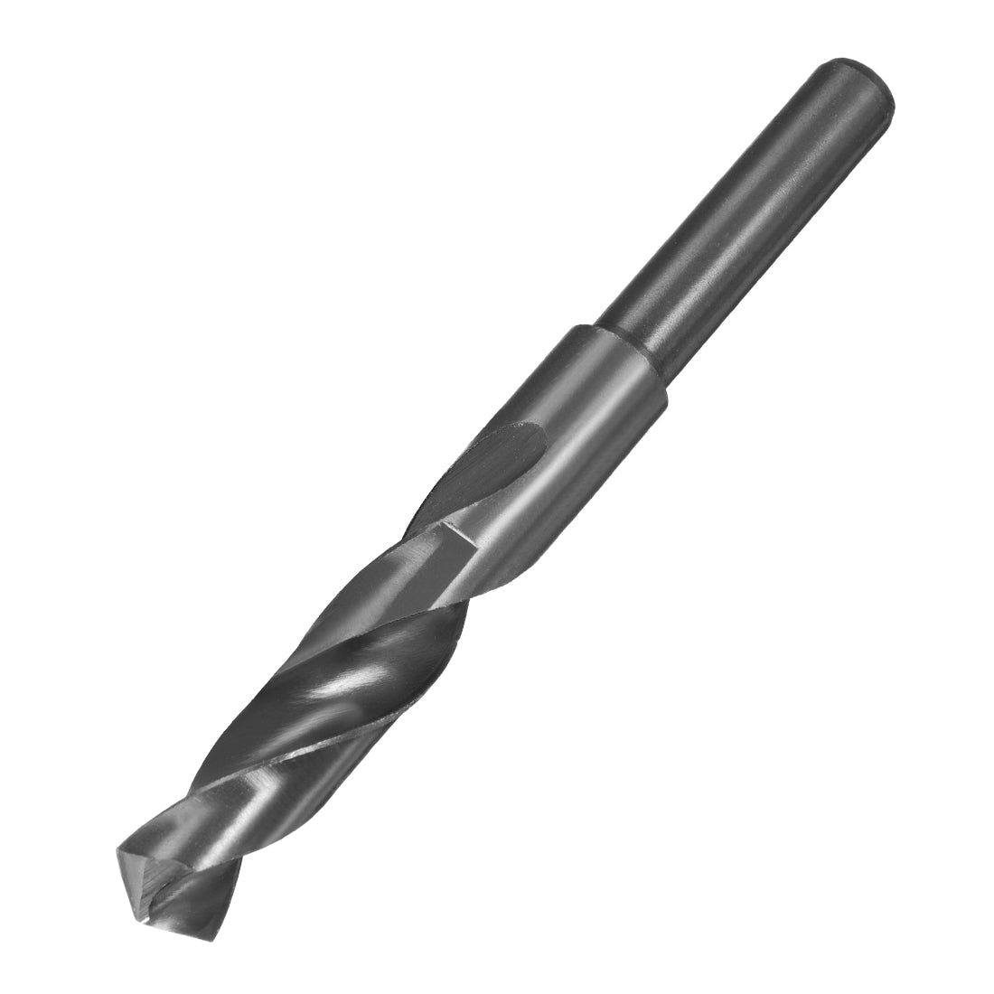 uxcell Uxcell 16.5mm Drill Bit HSS 9341 Black Oxide with 1/2 Inch Straight Reduced Shank