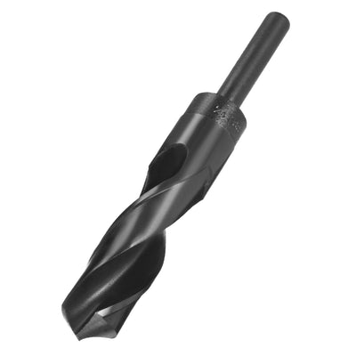 Harfington Uxcell 24mm Drill Bit HSS 9341 Black Oxide with 1/2 Inch Straight Reduced Shank
