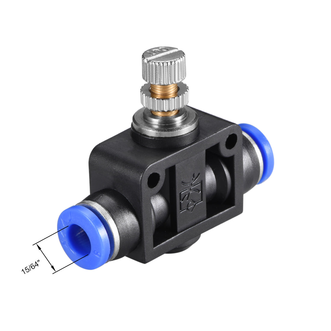 uxcell Uxcell 6mm Tube OD Pneumatic Air Flow Control Valve,Flow In-Line Speed Controller Valve