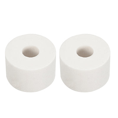 Harfington Uxcell 2.4-inch Cylinder Grinding Wheels White Aluminum Oxide 60 Grits Tools 2 Pcs