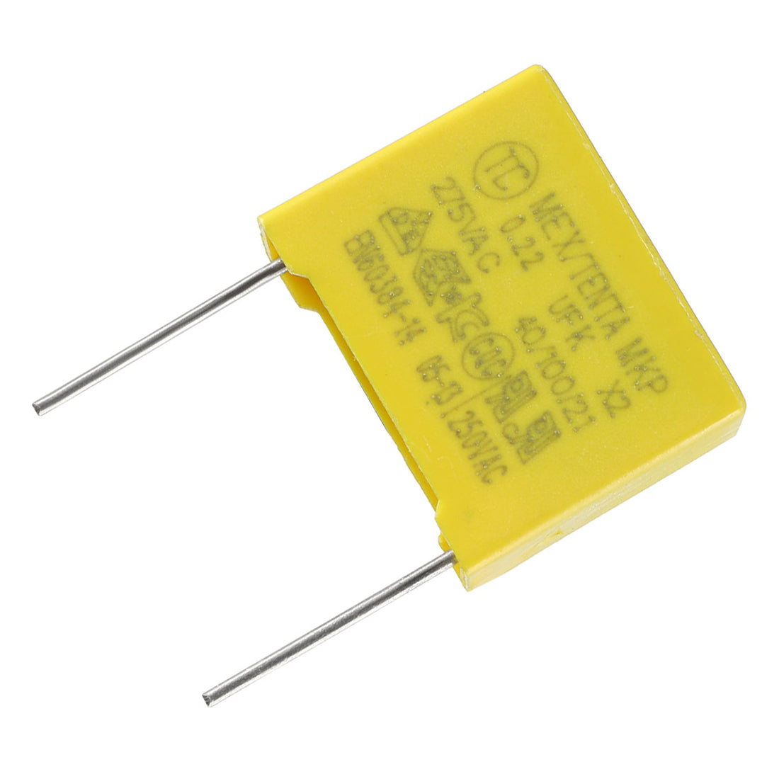 uxcell Uxcell Safety Capacitors Polypropylene Film 0.22uF 275VAC X2 MKP 10 Pcs