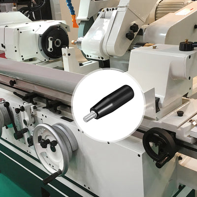 Harfington Uxcell 5 Pcs Revolving Handwheel Machine Handle M8x50 Male Threaded Stem 2-inch Length for Milling Machine