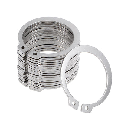 Harfington 304 Stainless Steel Silver Tone Retaining Rings