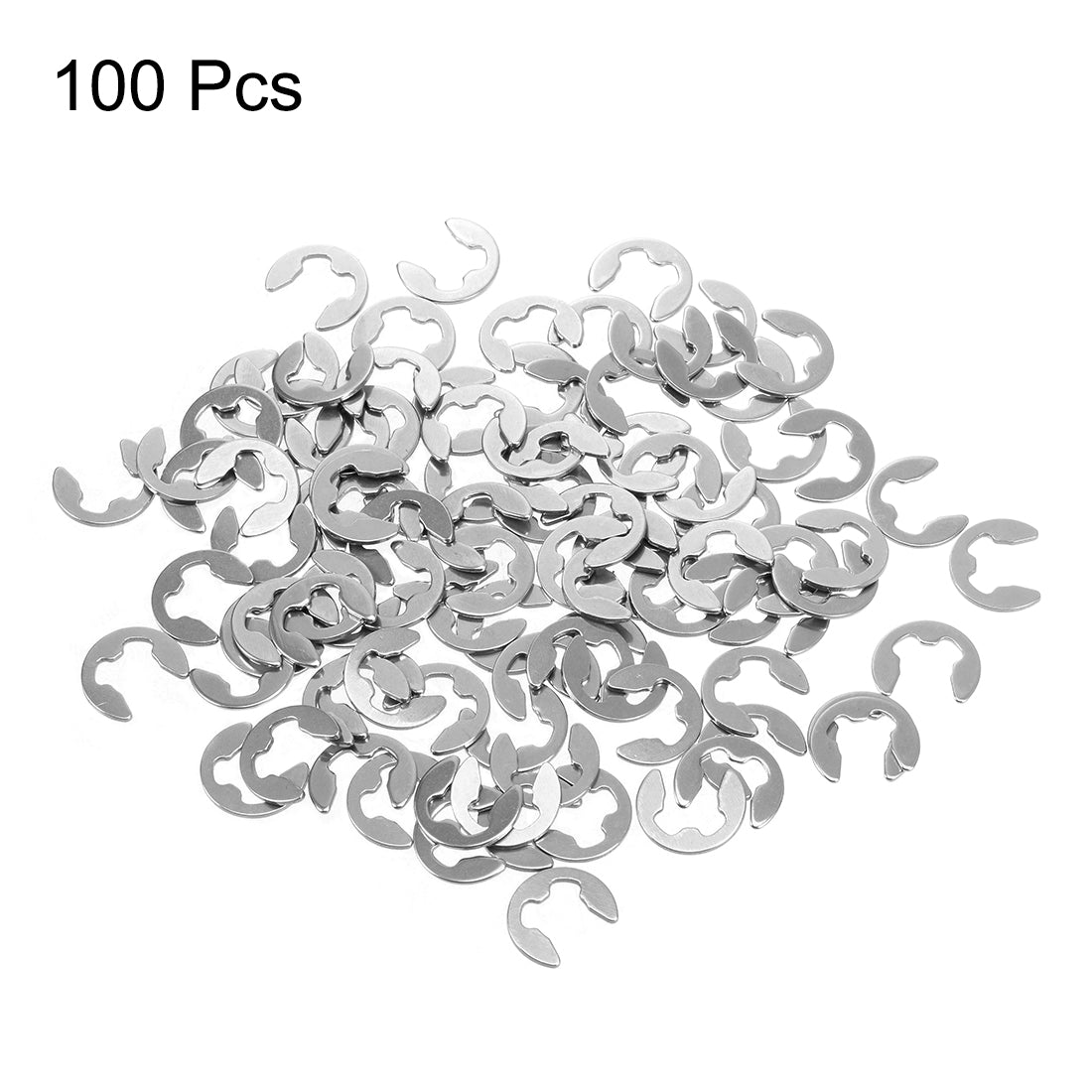 Uxcell 14mm External Circlips Retaining Shaft Snap Rings 304 Stainless ...