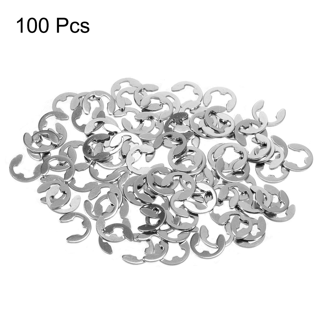 uxcell Uxcell External Circlips C-Clip Retaining Snap Rings 304 Stainless Steel