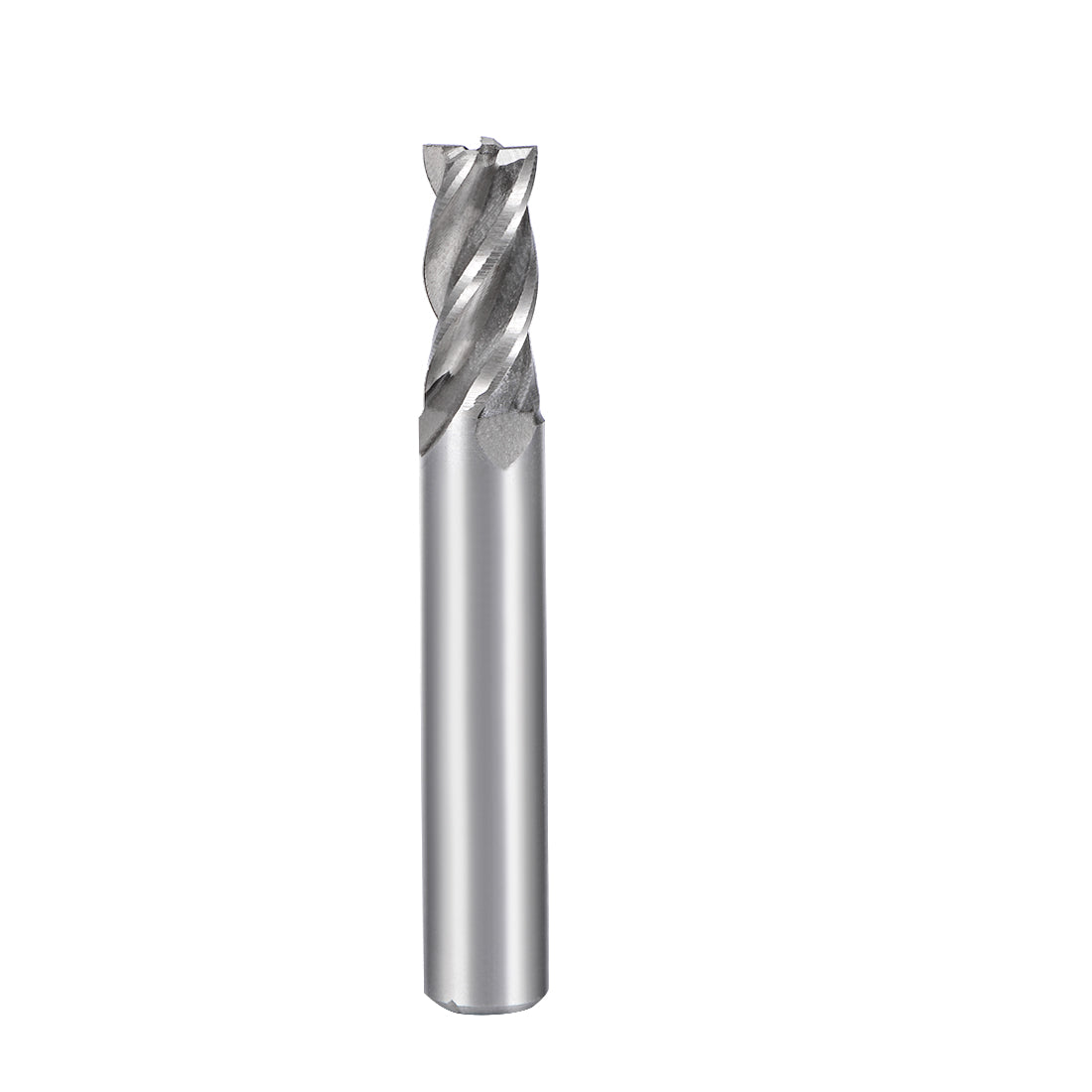 uxcell Uxcell High Speed Steel HSS-AL 4 Flute Straight End Mill Cutter CNC Router Bits, 9 x 10 x 22mm
