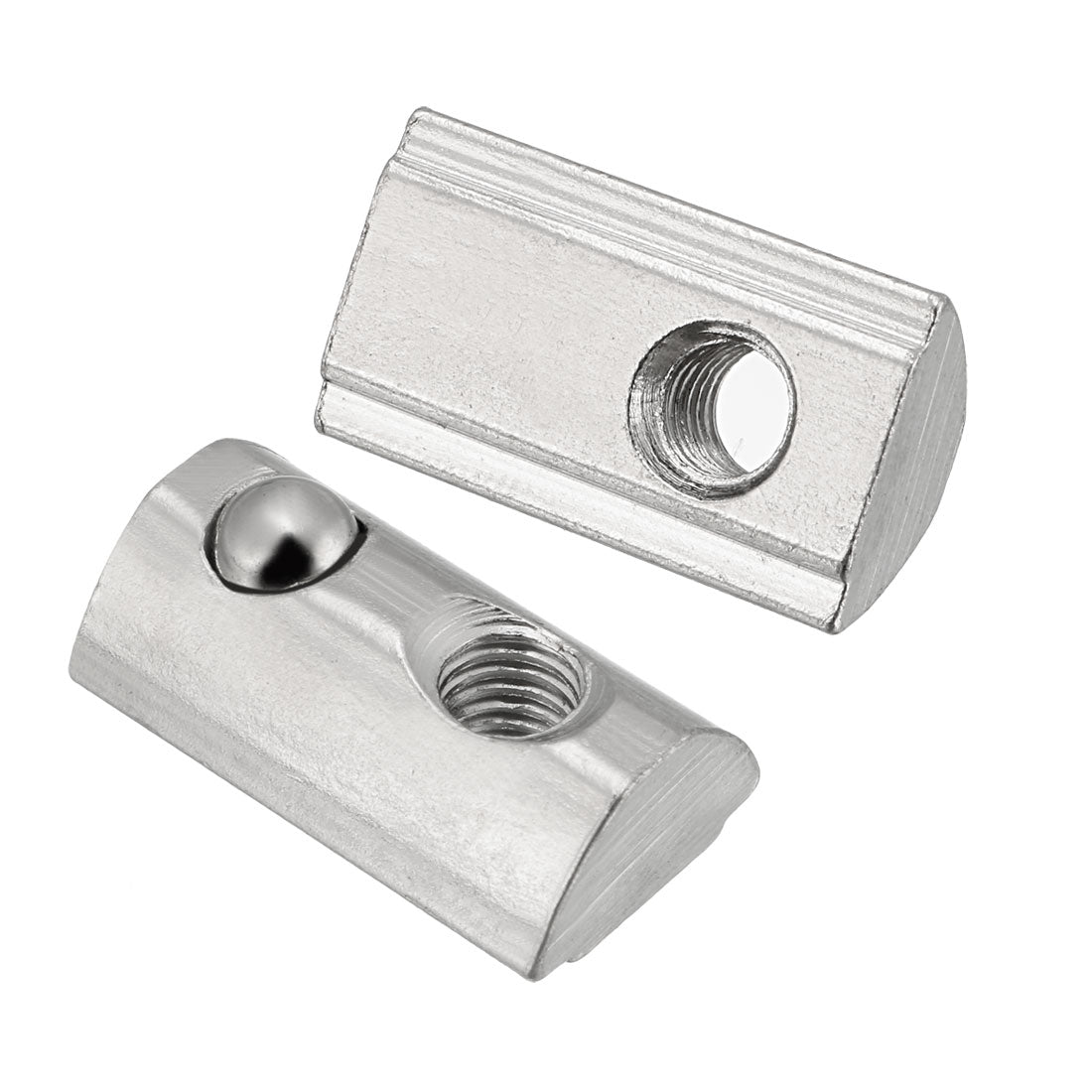 Uxcell Uxcell Roll-In Spring M8 T Nut 3030 Series Aluminum Extrusion, for 7.5mm T Slot 12 Pcs