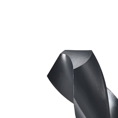 Harfington Uxcell Reduced Shank Drill Bit 14.5mm HSS 6542 Black Oxide with 1/2 Inch Straight Shank