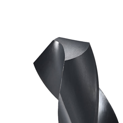 Harfington Uxcell Reduced Shank Drill Bit 18mm HSS 6542 Black Oxide with 1/2 Inch Straight Shank