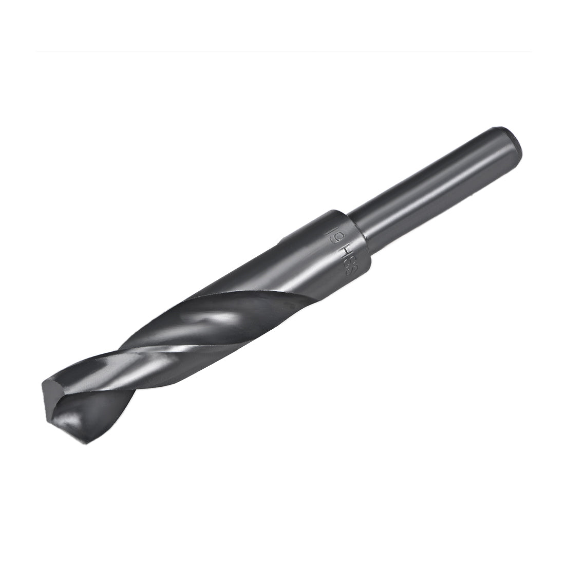 uxcell Uxcell Reduced Shank Drill Bit 19mm HSS 6542 Black Oxide with 1/2 Inch Straight Shank