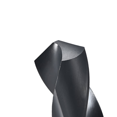 Harfington Uxcell Reduced Shank Drill Bit 24mm HSS 6542 Black Oxide with 1/2 Inch Straight Shank