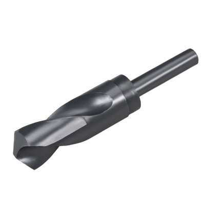 Harfington Uxcell Reduced Shank Drill Bit 29mm HSS 6542 Black Oxide with 1/2 Inch Straight Shank