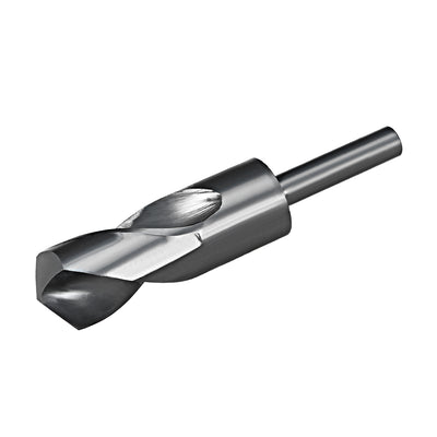 Harfington Uxcell Reduced Shank Drill Bit 32mm HSS 6542 Black Oxide with 1/2 Inch Straight Shank
