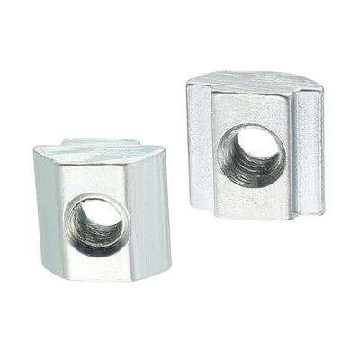 Harfington Uxcell Slide in T-Nut, M8 Threaded for 3030 Series Aluminum Extrusions Profile 8pcs