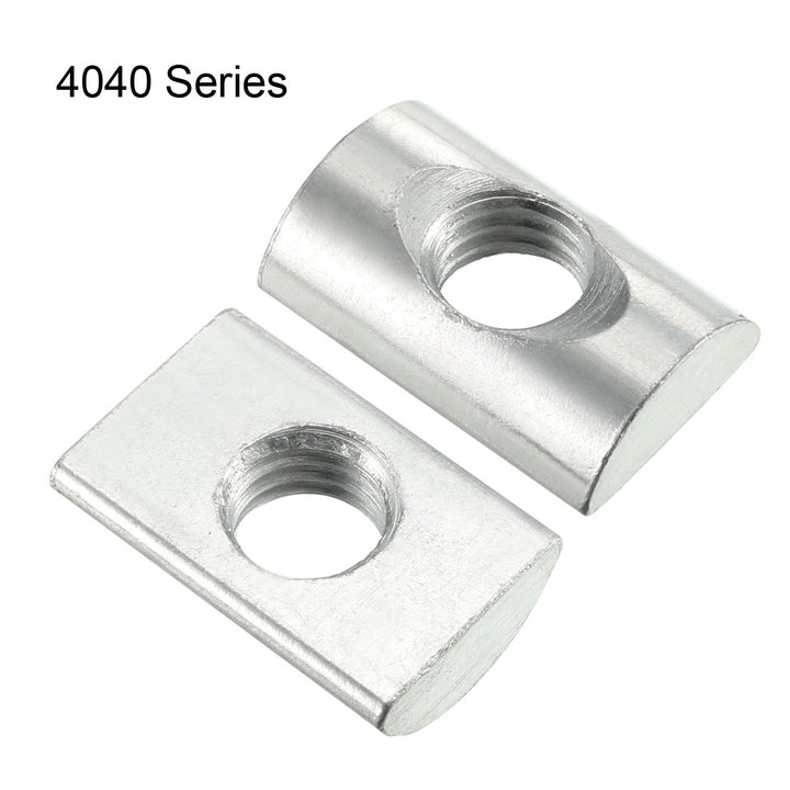 4040-Series Aluminum Profile Half Circle Roll-in Nut | Harfington