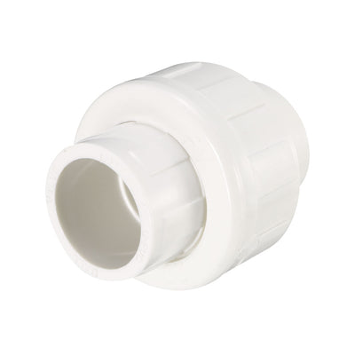 Harfington Uxcell 20mm Slip x 20mm Slip PVC Pipe Fitting Union Solvent Socket Quick Connector