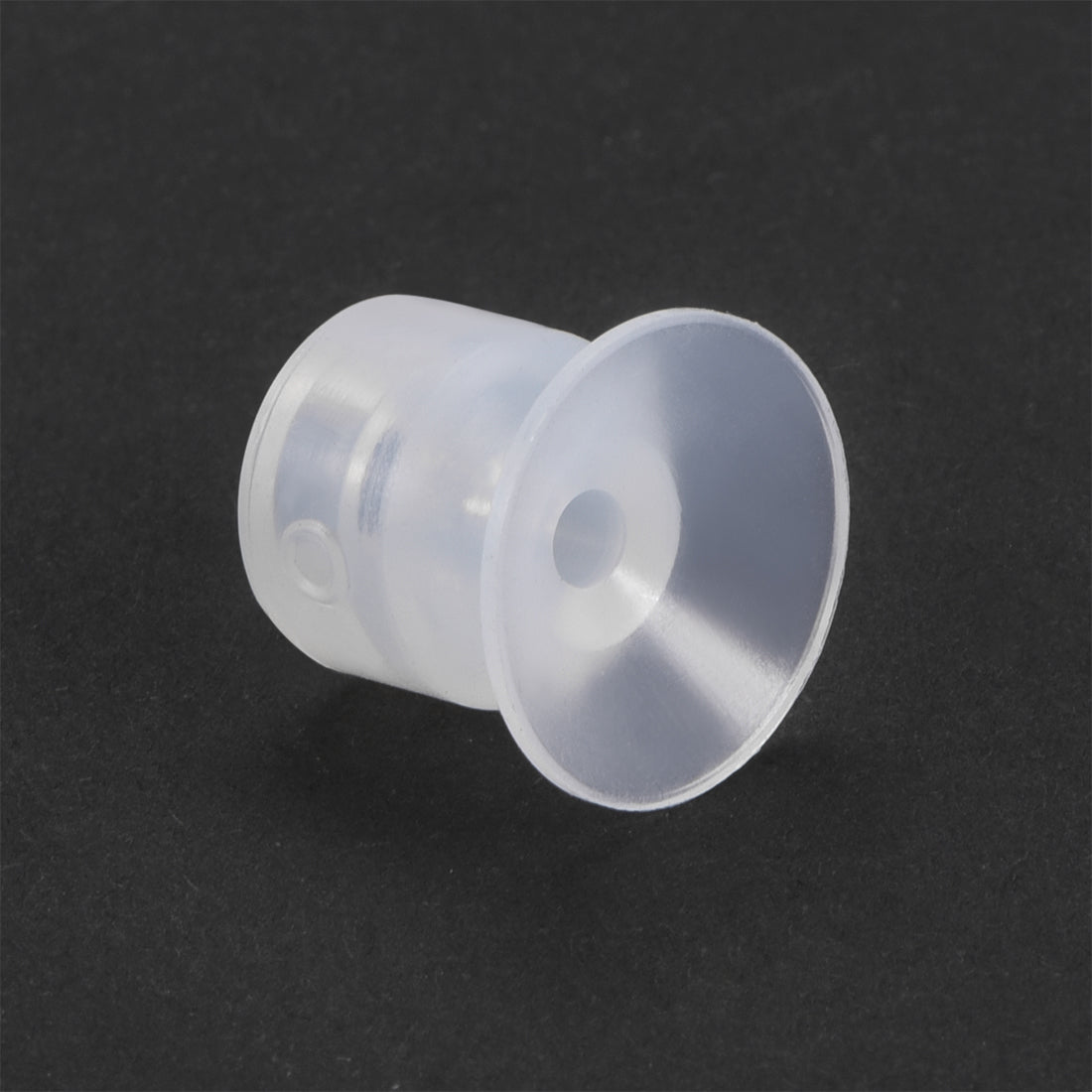 uxcell Uxcell Clear White Soft Silicone Waterproof  Miniature Vacuum Suction Cup 15mmx5mm Bellows Suction Cup