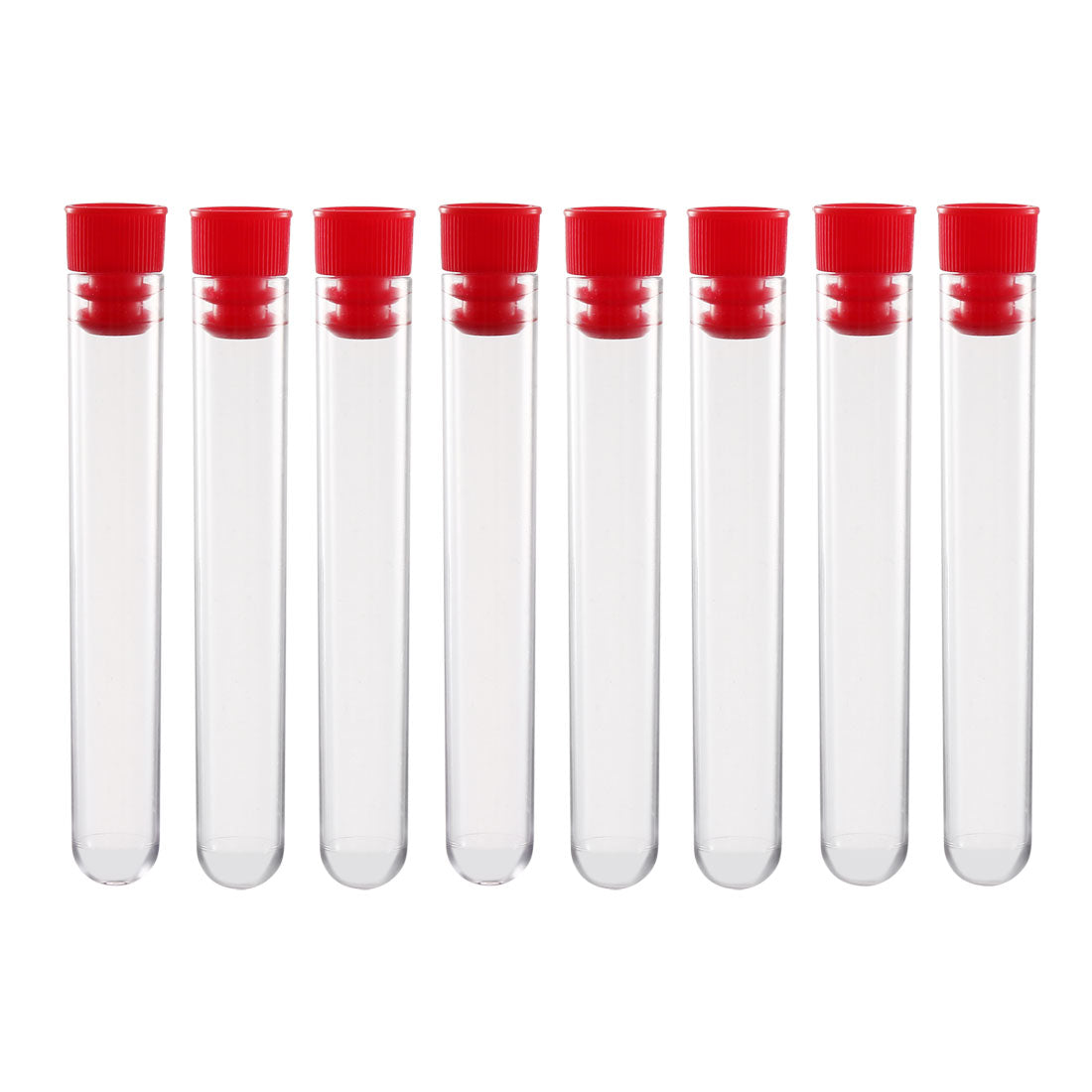 Uxcell Uxcell 30 Pcs Centrifuge Test Tube Round Bottom Polystyrene with Blue Cap