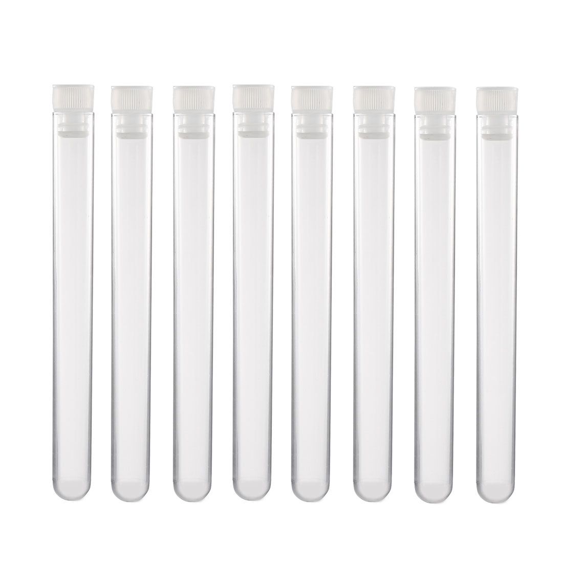 Uxcell Uxcell 30 Pcs Centrifuge Test Tube Round Bottom Polystyrene with Blue Cap